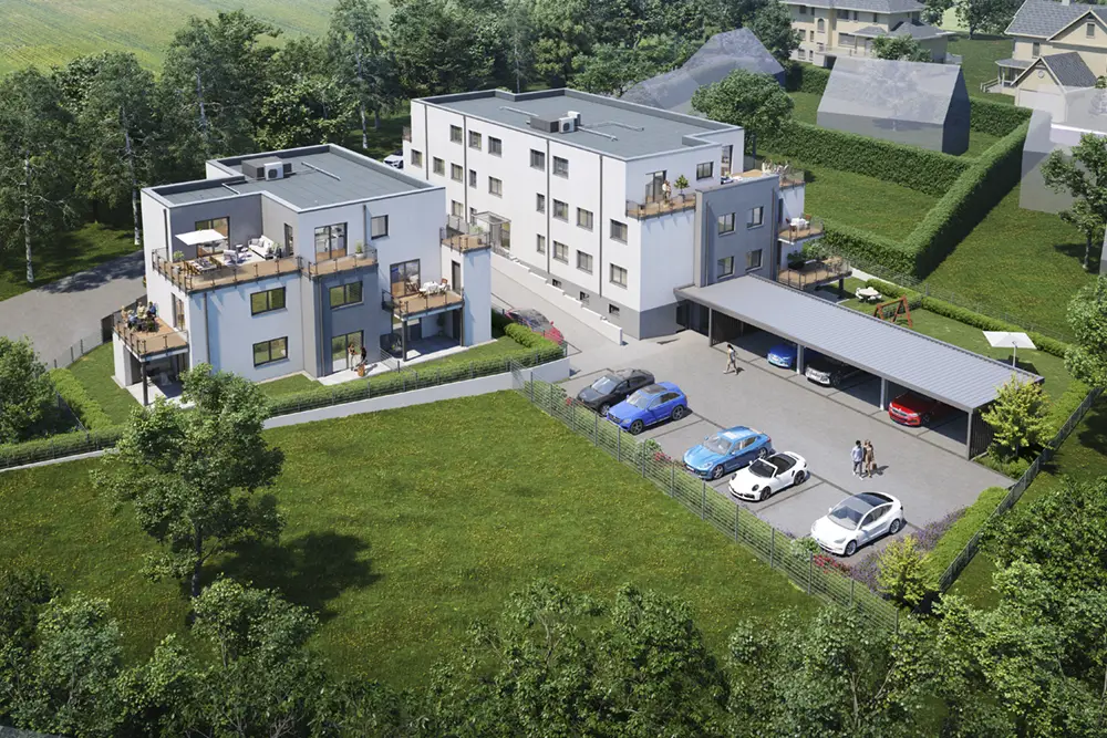 3D-Visualisierung Rodenberg, Nordwest-Ansicht